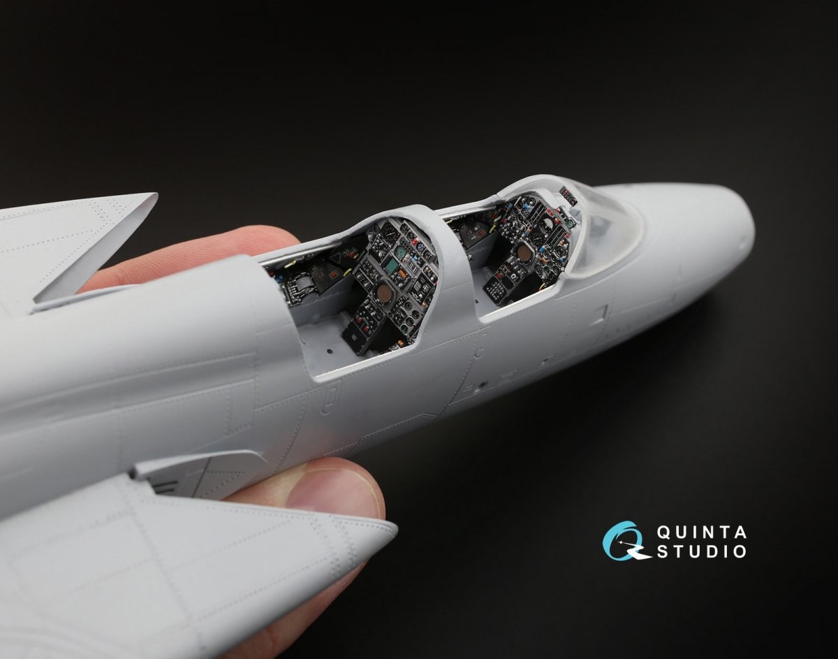 Quinta Studio QD48073 F-105G 3D-Printed &amp;amp; coloured Interior on decal paper (for HobbyBoss kit) 1/48 – immagine 6