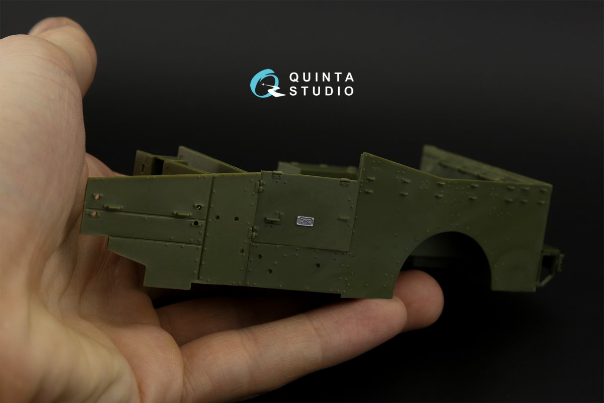 Quinta Studio QD35088 M3A1 Scout 3D-Printed &amp;amp; coloured Interior on decal paper (Zvezda) 1/35 – Bild 5