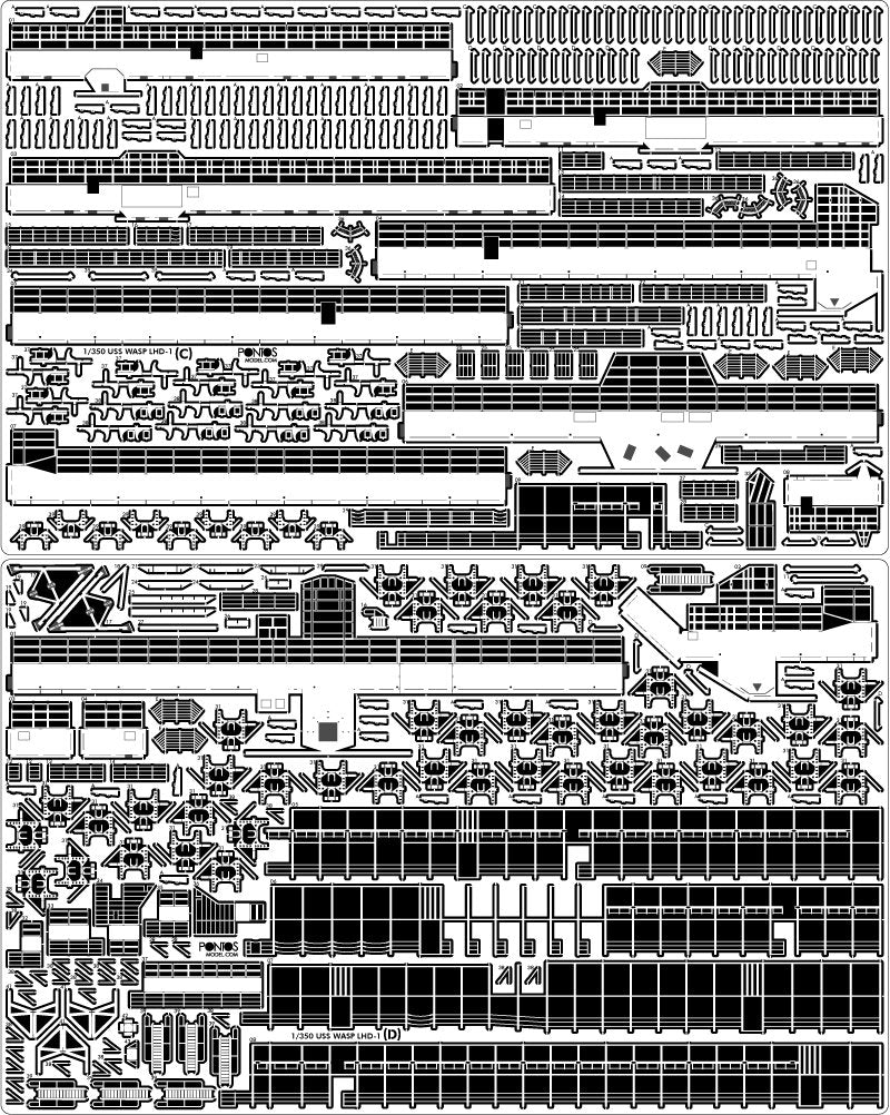 Pontos 37041F1 USS LHD-1 Wasp Detail Up Set 1/350 – image 16