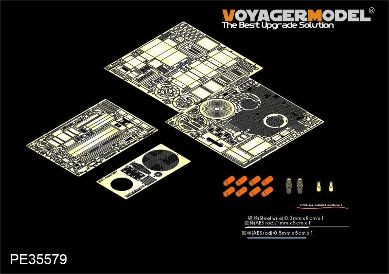Maquette Voyager PE35579 Char de combat principal italien moderne C1 Ariete pour TRUMPETER 00332 1/35