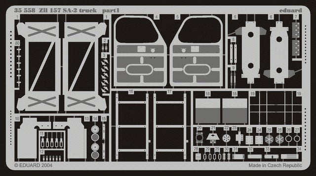 Eduard 35558 ZiL-157 SA-2 Truck 1/35 Trumpeter – immagine 2