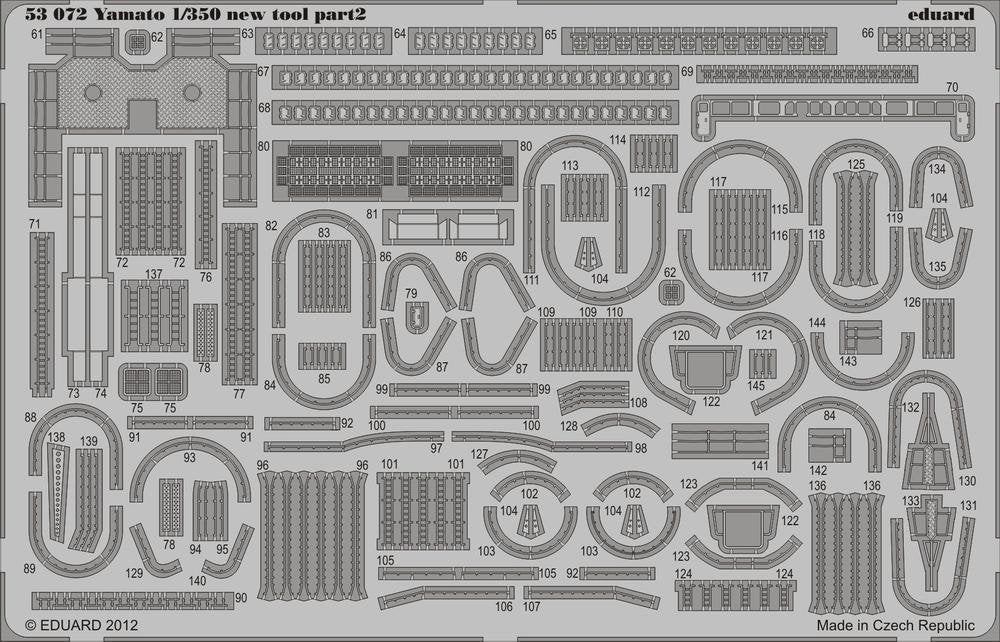 Eduard 53072 Yamato new tool 1/350 Tamiya – Bild 2