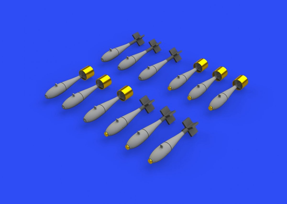 Eduard 648567 BDU-33 &amp;amp; Mk.76 bombs 1/48