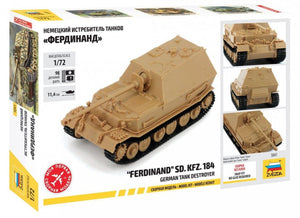 Zvezda 5041 German tank destroyer FERDINAND 1/72 – immagine 2