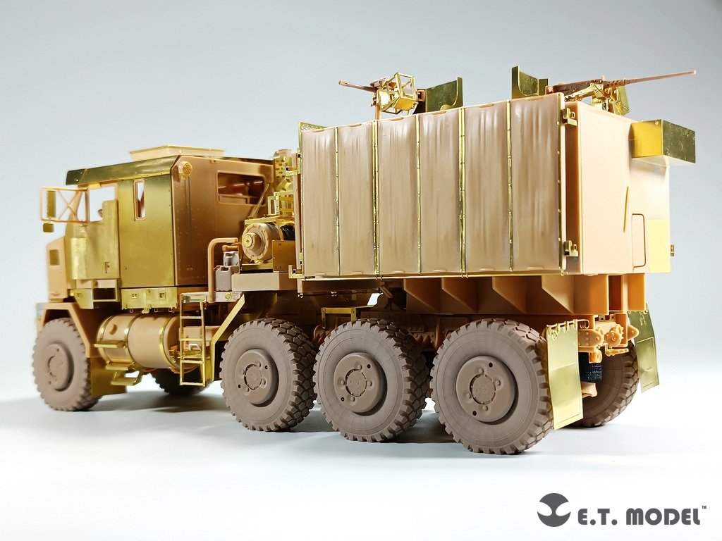 E.T. Model P35-126 Modern U.S. M1070 Truck Tractor Sagged Wheels for Hobby Boss kit 1/35 – Bild 5