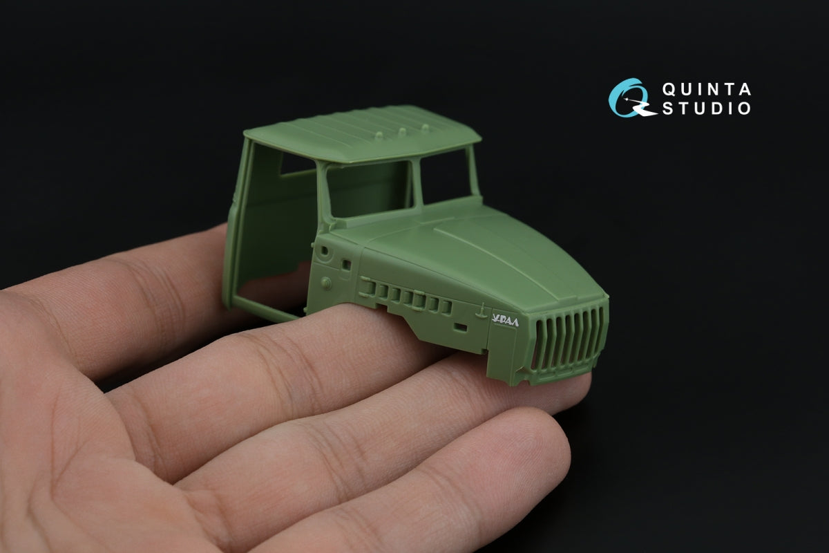Quinta Studio QD+48568 URAL 4320 Intérieur imprimé en 3D et coloré sur papier décalcomanie (modèle KittyHawk/Zimi) (avec pièces en résine imprimées en 3D) 1/48 – image 6