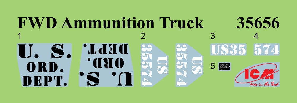 ICM 35656 FWD Type B WWI US Ammunition Truck 1/35 – imagen 12