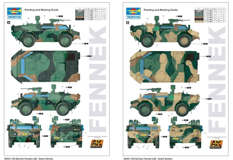 Trumpeter 05533 German Fennek LGS Dutch Version 1/35 – Bild 3