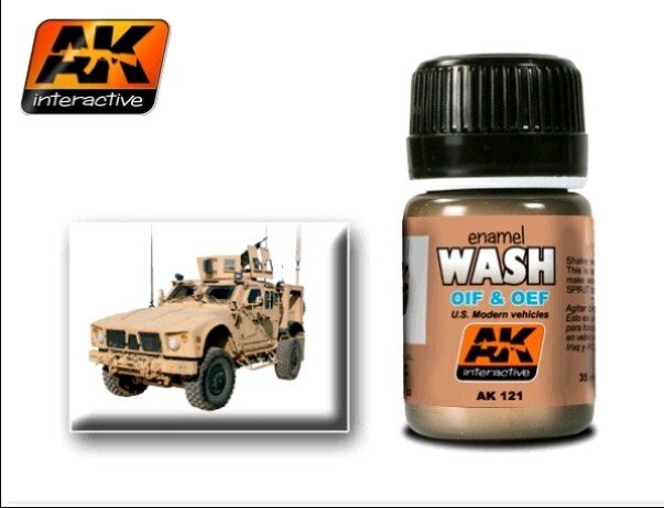 AK Interactive AK121 Oif Oef - Us Vehicles Wash 35ml