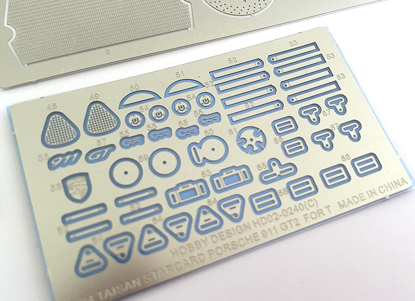 Hobby Design HD02-0240 Photoetch Detail-Up Set for Porsche 911 GT2 (993) Tamiya 1/24 – Bild 5