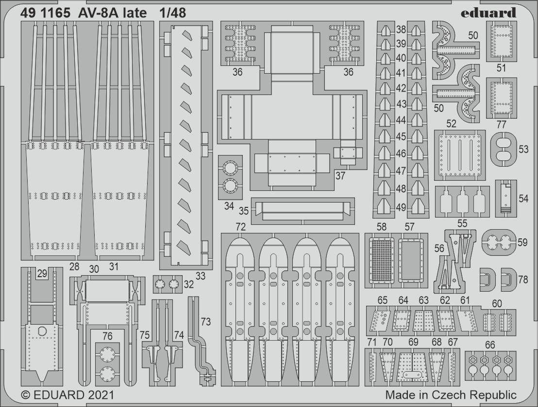 Eduard BIG49290 AV-8A late KINETIC 1/48 – Bild 2