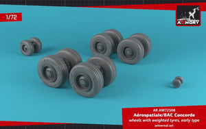 Armory Models AW72508 Concorde wheels w/ weighted tires, early 1/72 – zdjęcie 3