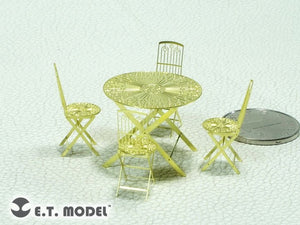E.T. Model J35-020 Dining table and chairs Type.2 1/35