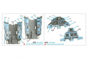 Quinta Studio QDS-48320 Su-30SM 3D-Printed &amp;amp; coloured Interior on decal paper (GWH) (Small version) 1/48 – Bild 2