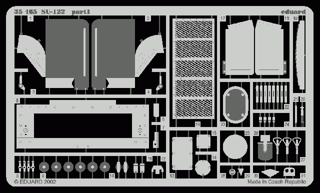 Eduard 35466 US 2 1/2 6x6 Cargo Truck 1/35 Tamiya – zdjęcie 2