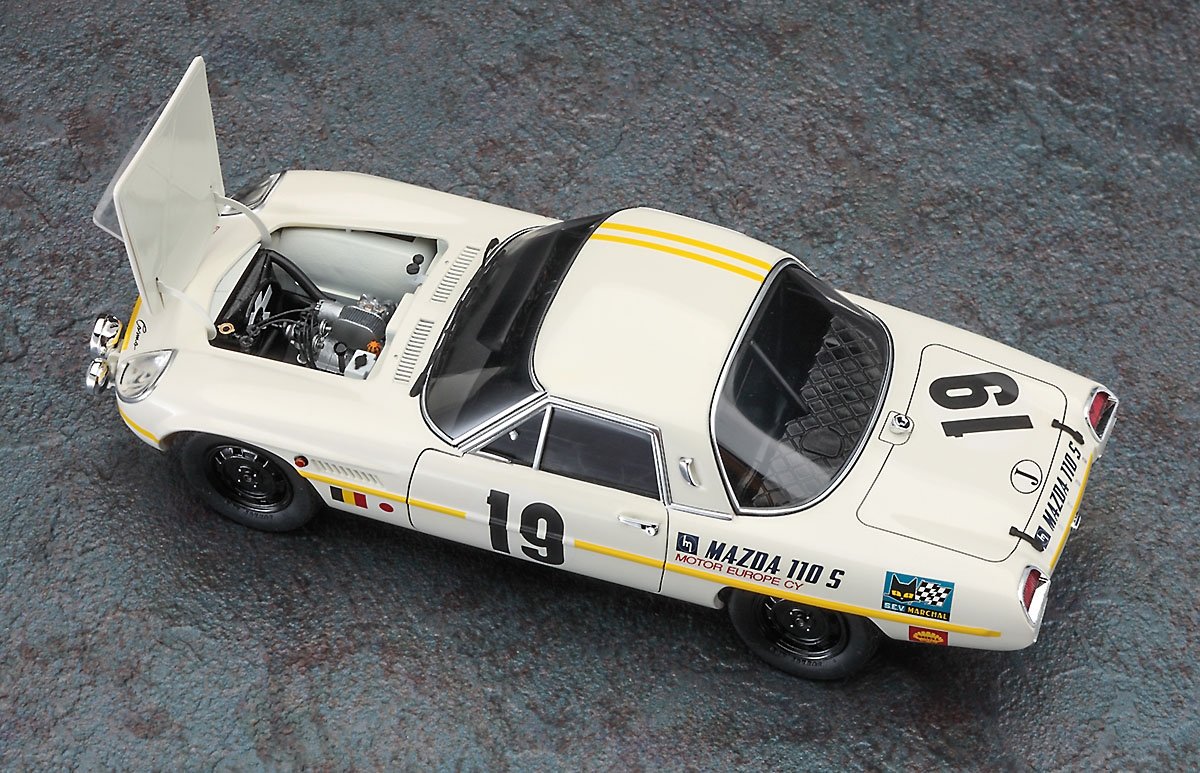 Hasegawa CH50 Collectors&amp;#39; Hi-Grade Series Mazda Cosmo Sport 1968 Marathon de la Route Super Detail 1/24 – image 4