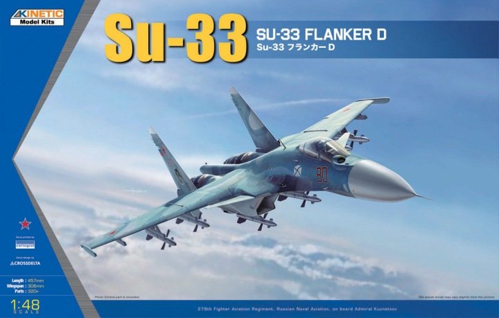 Kinetic K48062 SU-33 FLANKER D 1/48