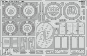 Eduard 481041 Ju 188 extérieur pour REVELL 1/48