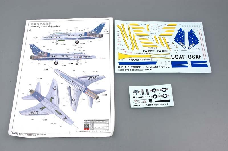 Trumpeter 01649 F-100D Super Sabre 1/72 – Bild 3