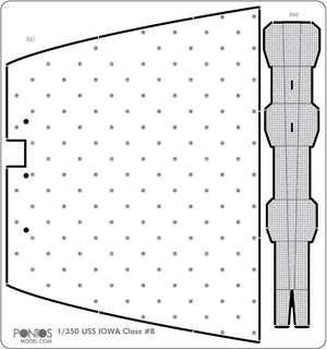 Pontos 35011F1 USS BB-63 Missouri BATTLESHIP Detail Up Set 1/350 – immagine 12