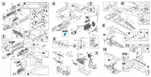 Hobby 2000 32007 Messerschmitt Bf 110 D ( Dragon + Cartograf + Mask ) 1/32 – immagine 3