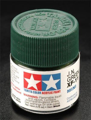 Tamiya XF11 J.N. Green (81711) Acrylic paint 10ml – zdjęcie 3