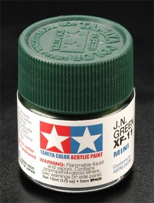 Tamiya XF11 J.N. Green (81711) Acrylic paint 10ml – zdjęcie 3