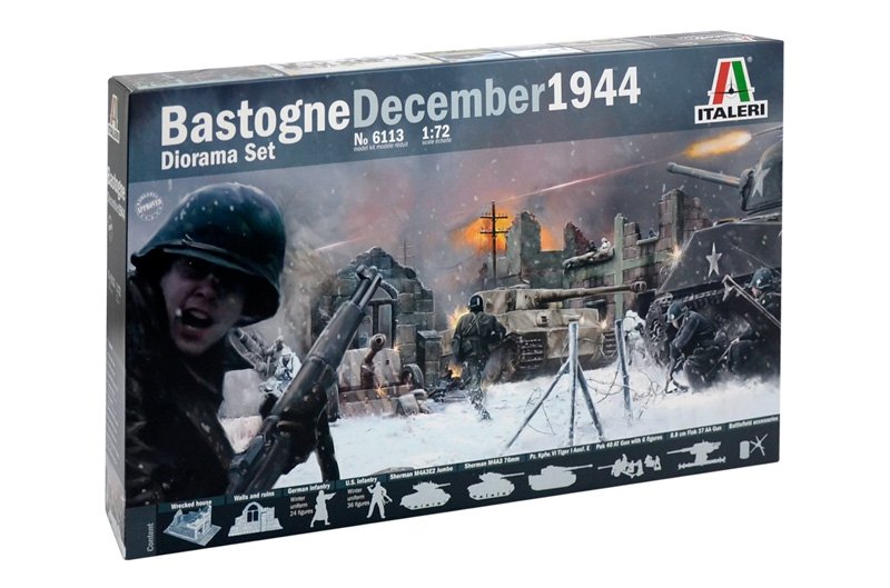 Italeri 6113 BASTOGNE ENSEMBLE DIORAMA Décembre 1944