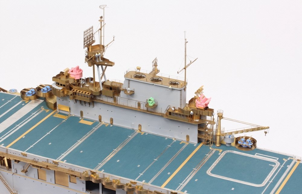 Pontos 27010fn 1/200 USS CV-6 Enterprise 1942 Detail Up Set (Teak Tone wooden deck) 1/200 – Bild 22