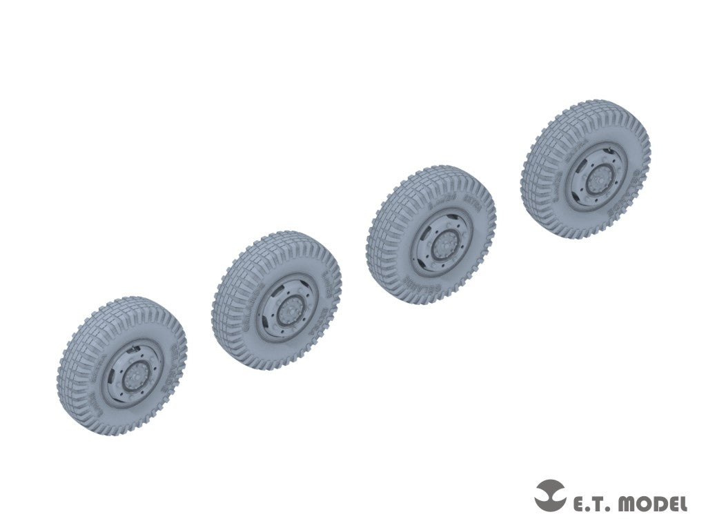 E.T. Model P35-102 WWII German Sd.Kfz.234 Small Diameter Weighted Wheels Type.2 1/35 – Bild 2