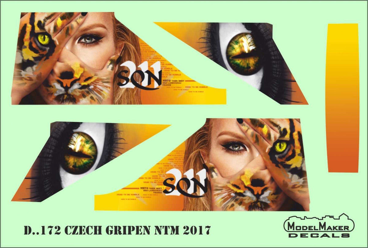 ModelMaker Decals D48172 Czech Gripen NTM 2017 1/48 – zdjęcie 3