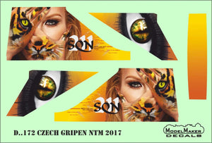 ModelMaker Decals D48172 Czech Gripen NTM 2017 1/48 – zdjęcie 3