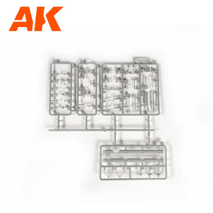 AK Interactive AK35504-B PZ.KPFW.IV AUSF.D AFRIKA KORPS + 5 FIGURINES ÉQUIPAGE DE CHARS ALLEMAND AFRIKA KORPS 1/35 – image 13