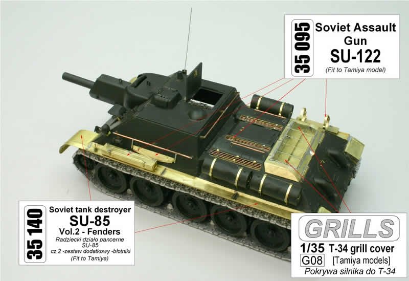 Aber 35095 SU-122 (TAM) 1/35 – Bild 4