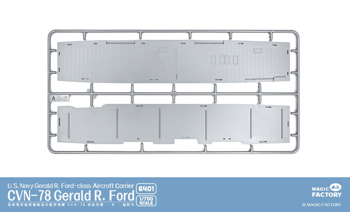 Magic Factory 6401 USS Gerald R. Ford (CVN-78) - US Navy Gerald R.Ford - class Aircraft Carrier 1/700 – Bild 5
