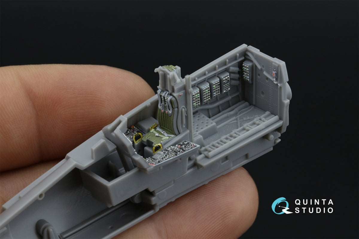 Quinta Studio QD72186 F-15C Early/J Early 3D-Printed &amp;amp; coloured Interior on decal paper (Fine Molds) 1/72 – zdjęcie 9