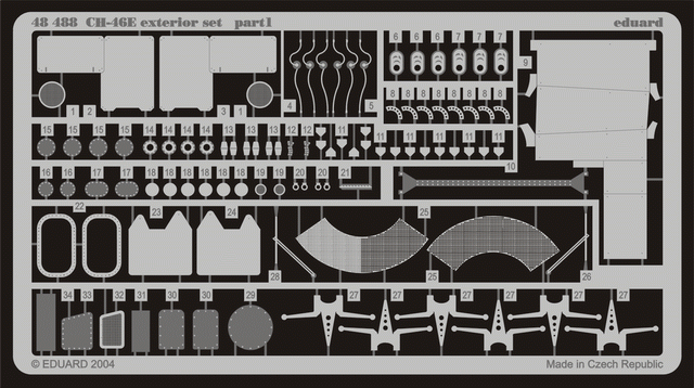Eduard 48488 CH-46E exterior 1/48 (ACADEMY MINICRAFT, MRC)