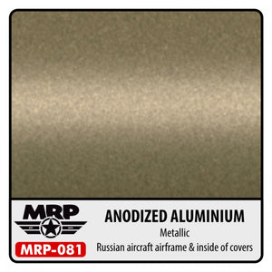 Peinture MR. Paint MRP-081 ALUMINIUM ANODISÉ Métallisé Avion russe 30 ml