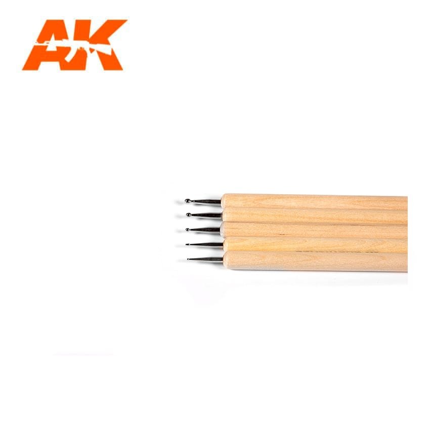 AK Interactive AK9052 SCULPTING BURNISHERS SET – immagine 3