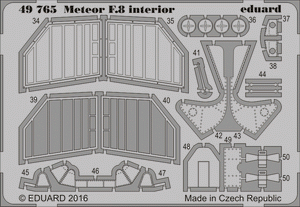 Eduard 49765 Meteor F.8 interior AIRFIX 1/48 – immagine 2