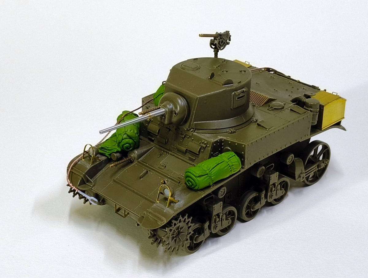 Eureka XXL ER-3583 Zestaw waloryzujący do czołgu lekkiego US M3 STUART Late Prod. dopasowany do modelu TAMIYA / Upgrade set for the US M3 STUART Late Prod. light tank, fits TAMIYA kit 1/35