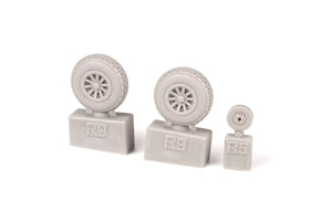 Eduard 672369 P-51D wheels block tread EDUARD 1/72 – imagen 2