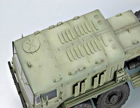 Trumpeter 00211 MAZ-537G intermediate type with MAZ/ChMZAP 5247G semi-trailer 1/35 – zdjęcie 11