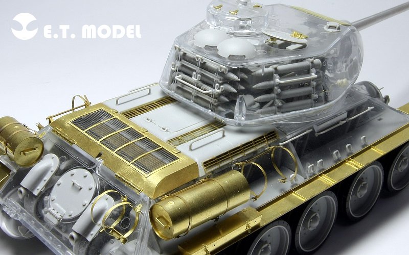 E.T. Model E35-020 WWII Soviet T-34/85 Basic (For AFV CLUB 35S56) 1/35 – Bild 3