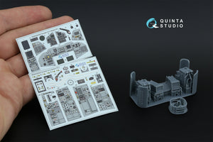 Quinta Studio QDS+32228 Tornado Gr.4 3D-Printed &amp;amp; coloured Interior on decal paper (Italeri) (Small version) (with 3D-printed resin parts) 1/32 – zdjęcie 2
