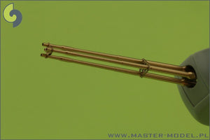Master AM-35-001 M197 - Canon rotatif à trois tubes de 20 mm - tubes tournés avec brides de canon photogravées (1/35)  – image 4
