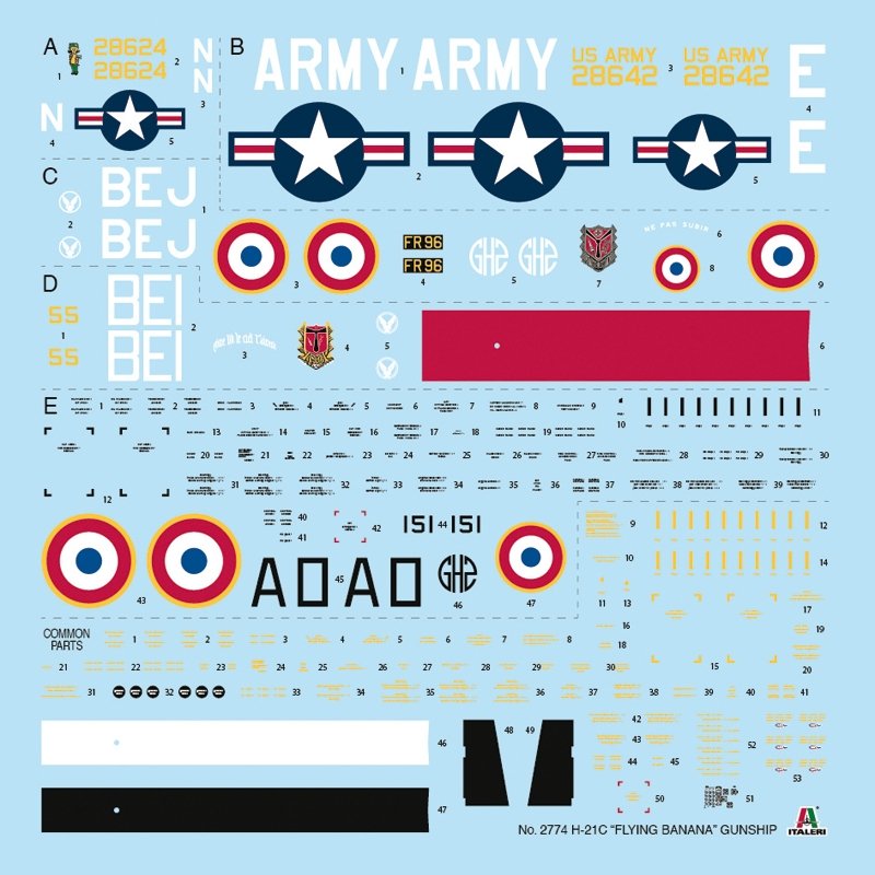 Italeri 2774 H-21C « Flying Banana » Canonnière 1/48 – image 4