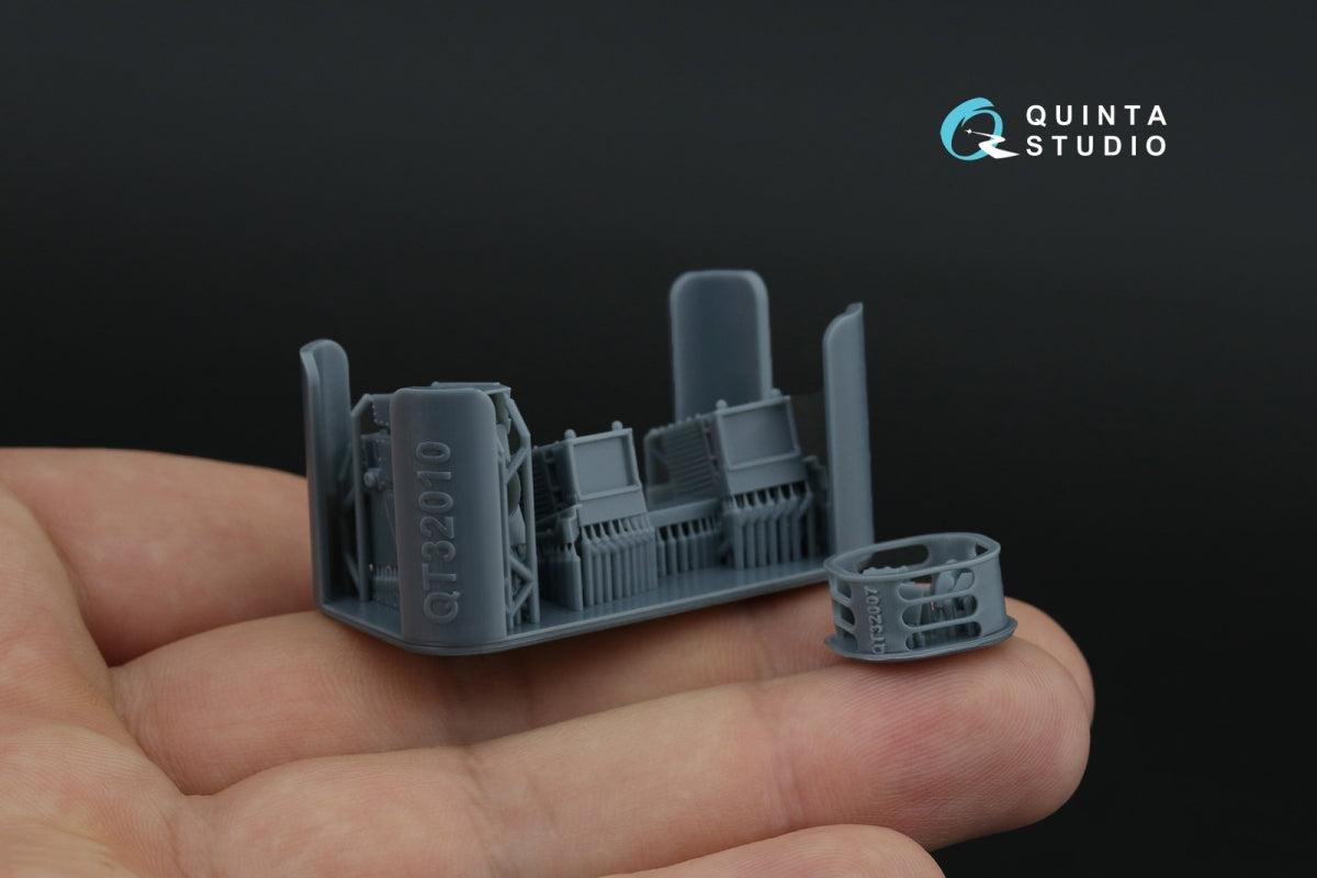 Quinta Studio QDS+32232 Tornado ECR Intérieur italien imprimé en 3D et coloré sur papier décalcomanie (Italeri) (Petite version) (avec pièces en résine imprimées en 3D) 1/32 – image 8