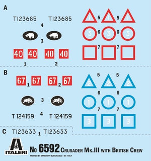 Italeri 6592 Crusader Mk. III with British Crew 1/35 – immagine 3