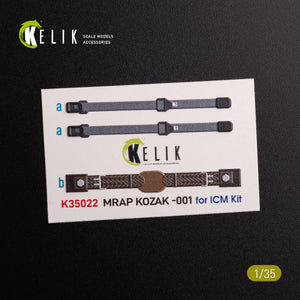 KELIK K35022 Kozak-001 Ukrainian MRAP 3D decals for ICM kit 1/35 – Bild 2